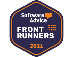 SoftwareAdvice Front Runner badge